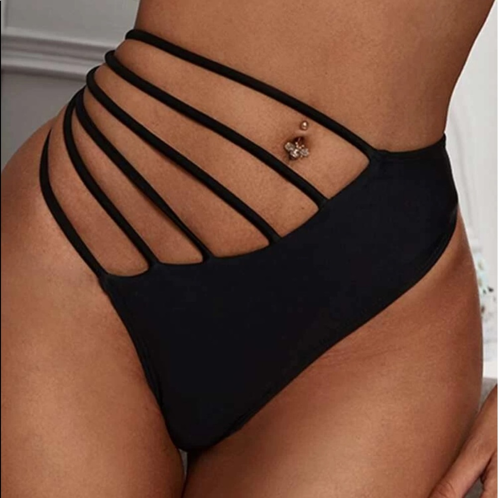 Ladder Cut-out Bikini Panty